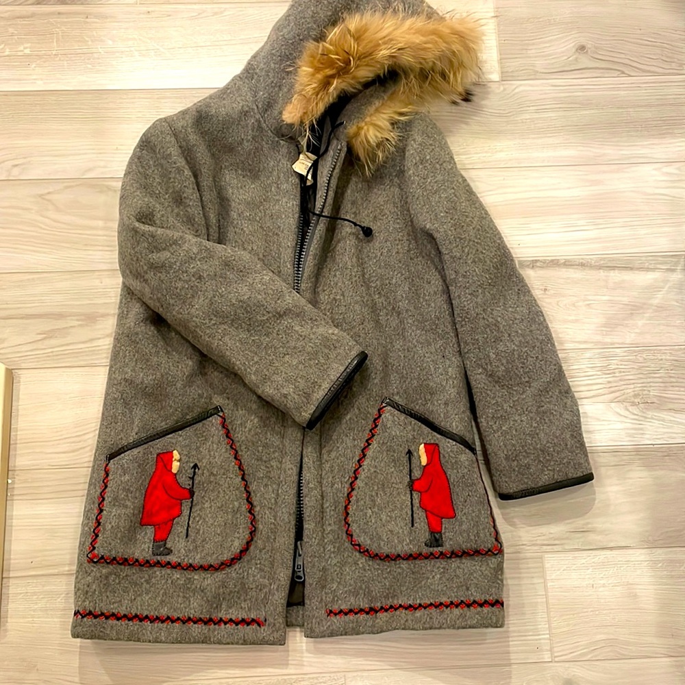 Vintage James Bay Parka with fur hood